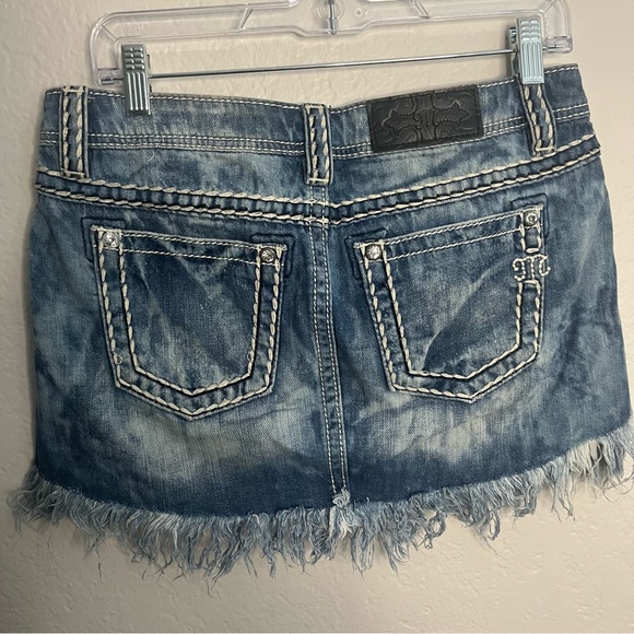 Miss Me Blue Signature Skirt - Sz 27 - Picture 2 of 7